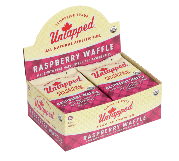 Raspberry Waffle Carton Open